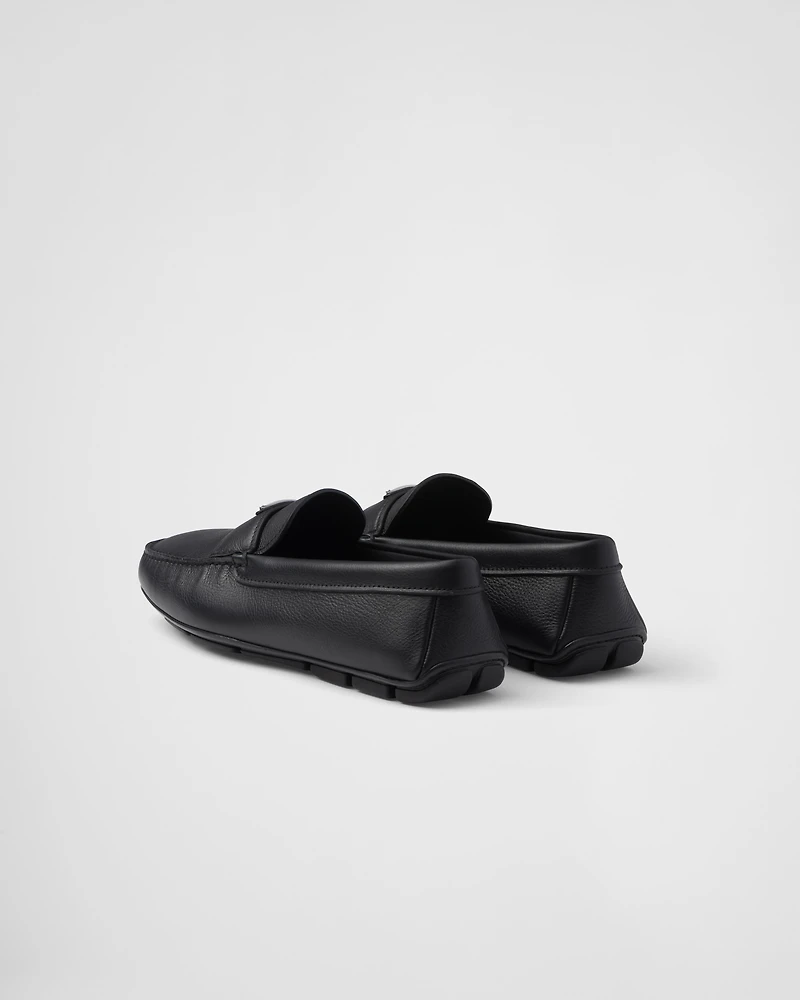 Leather driving shoes