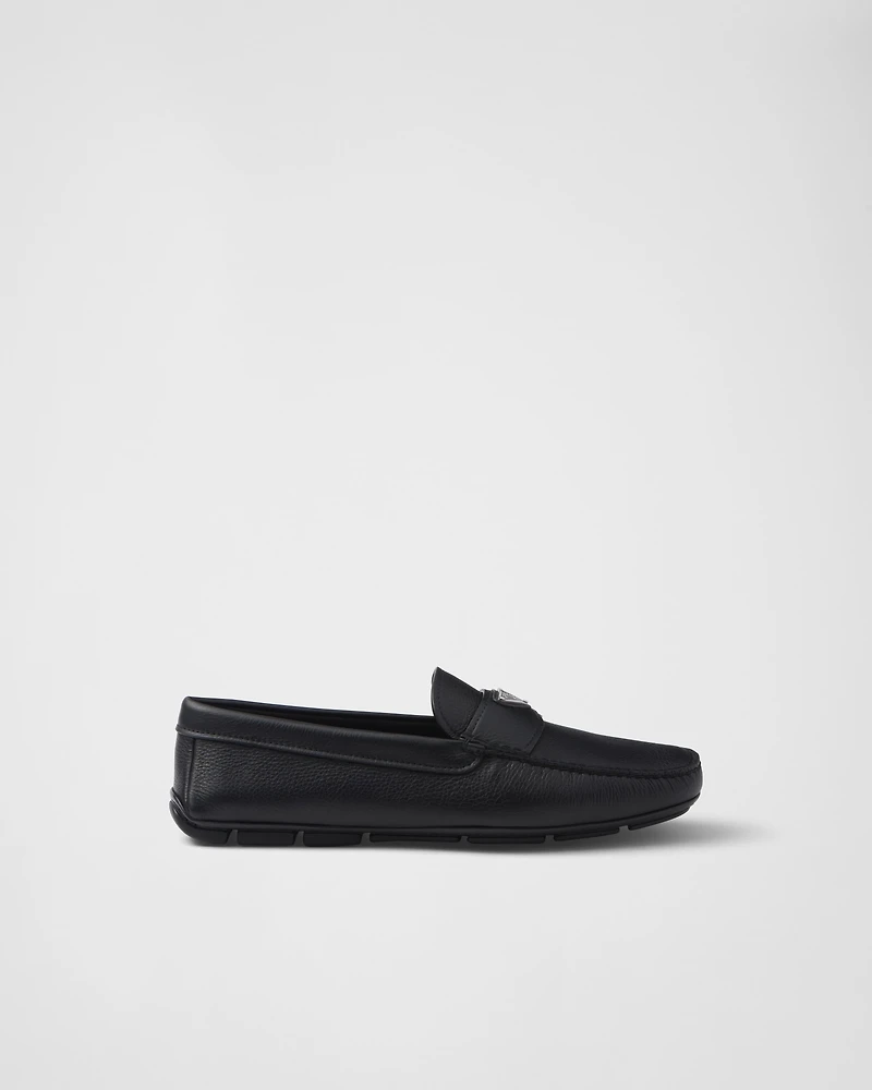 Leather driving shoes