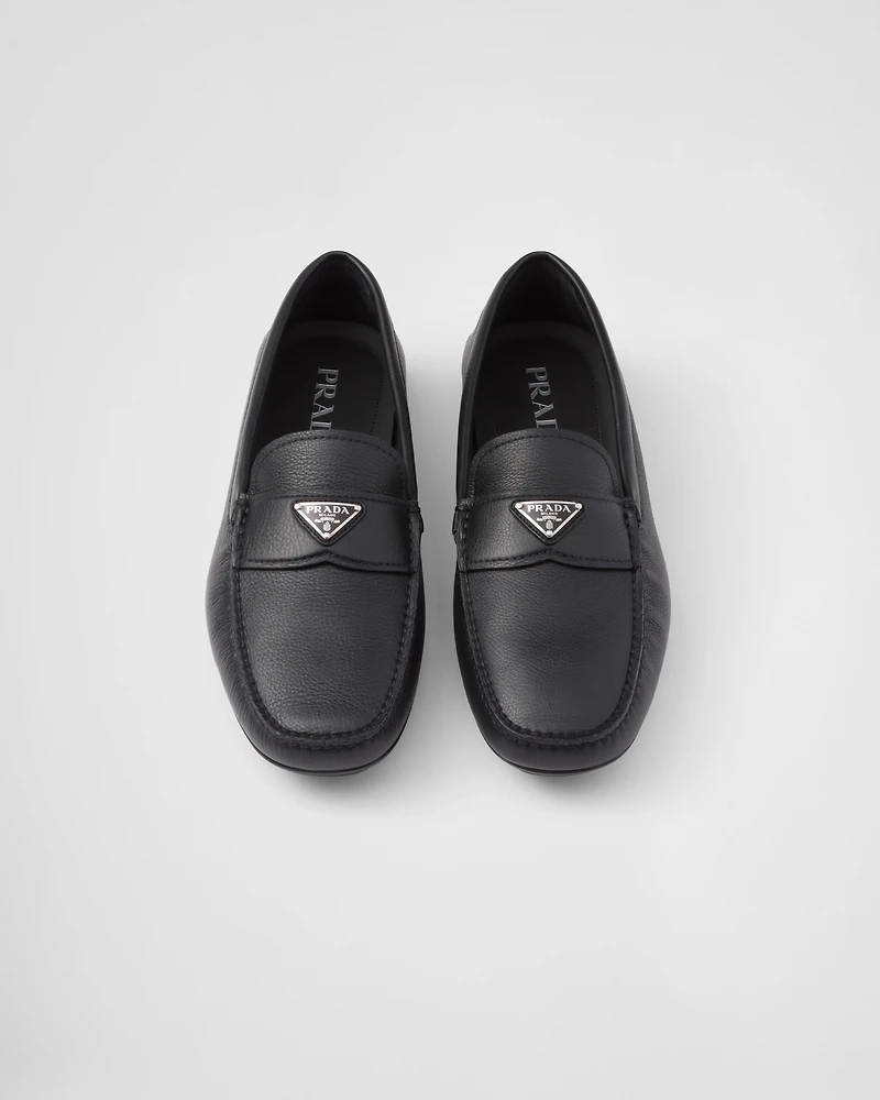 Leather driving shoes