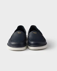 Leather slip-ons