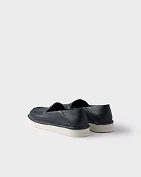 Leather slip-ons