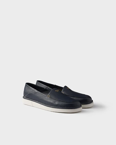 Leather slip-ons