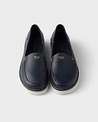 Leather slip-ons