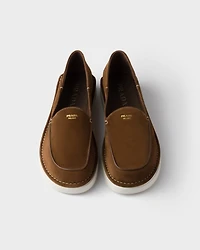 Suede slip-ons