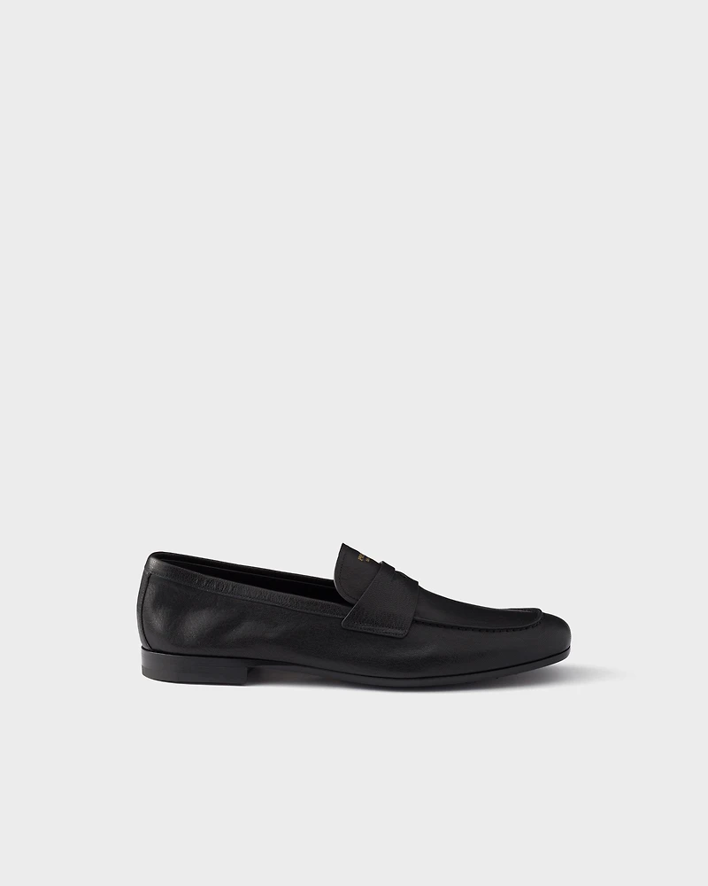 Leather loafers