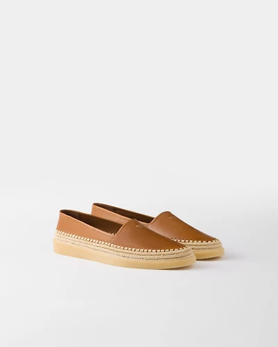 Nappa leather espadrilles