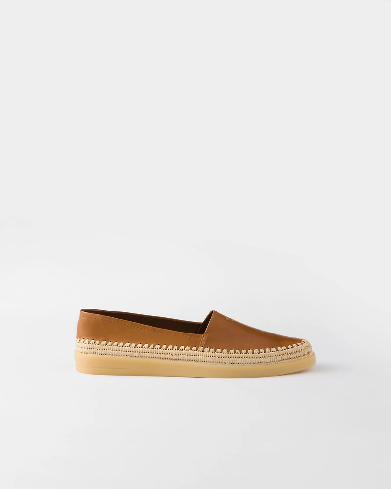Nappa leather espadrilles