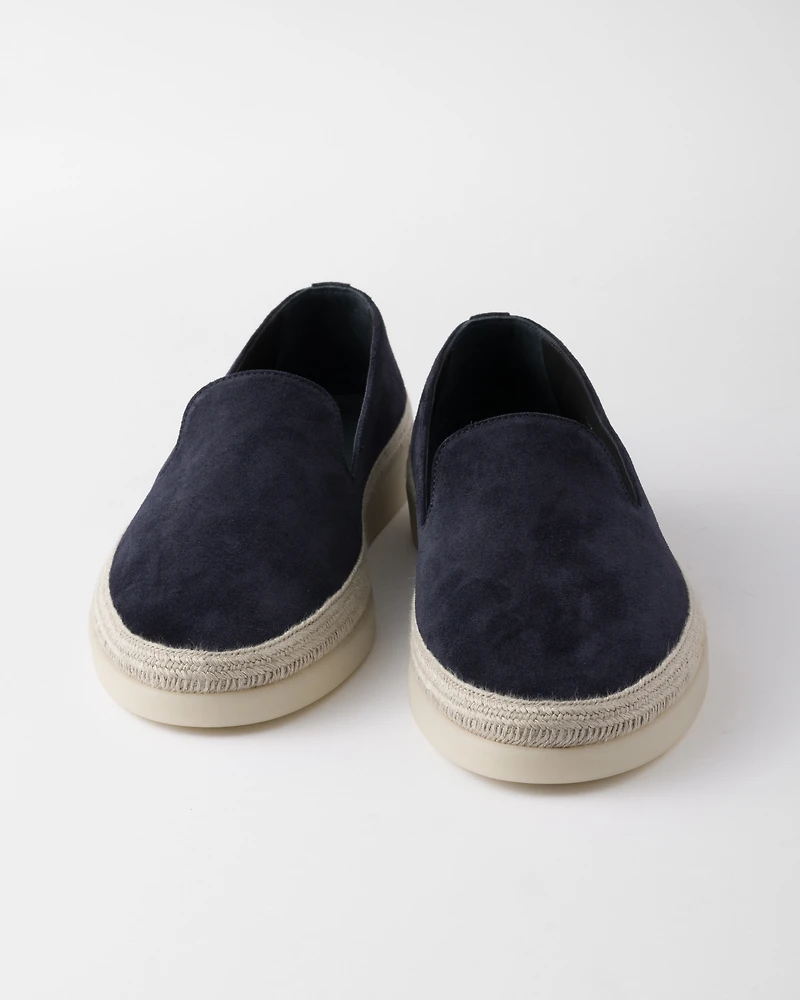 Suede loafers