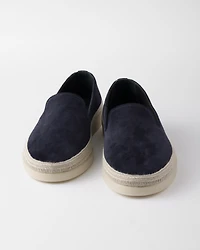 Suede loafers