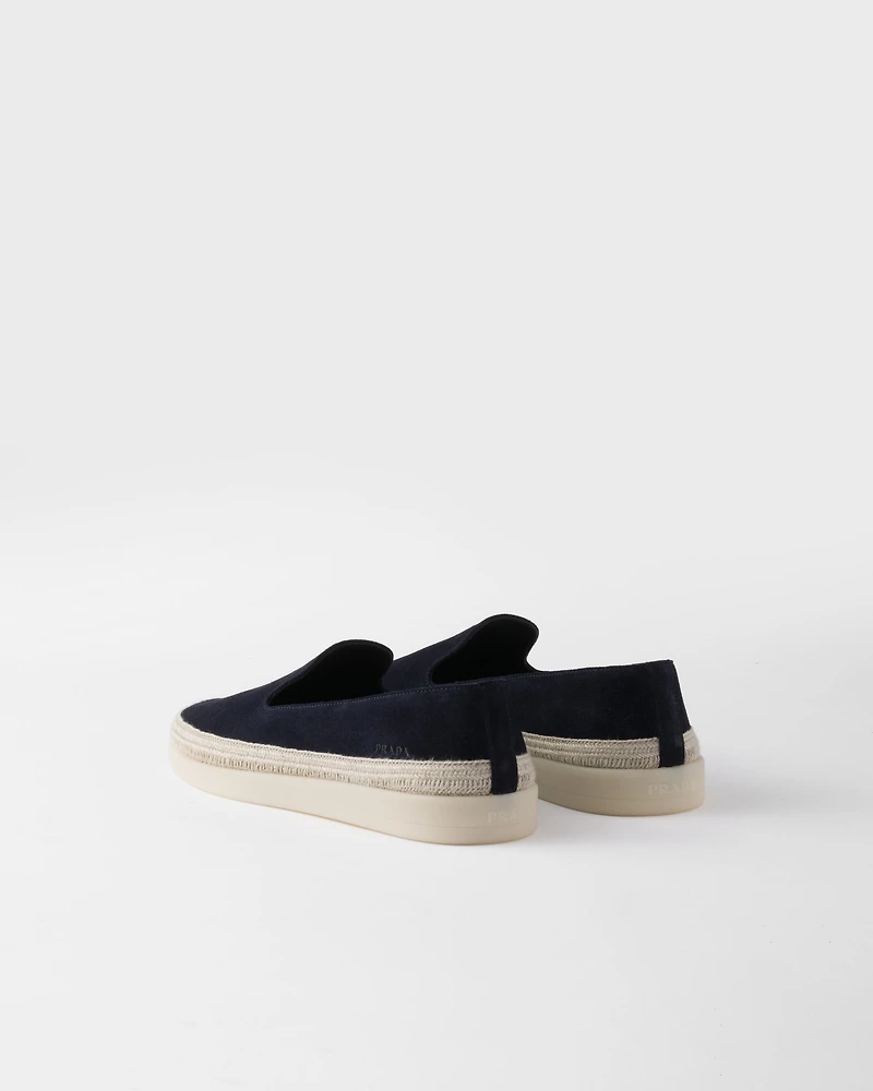 Suede loafers