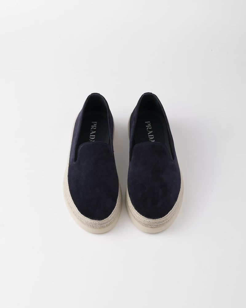 Suede loafers