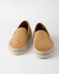 Suede loafers