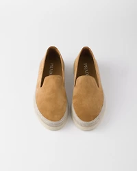 Suede loafers