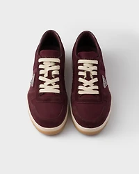 Downtown Re-Nylon and suede sneakers