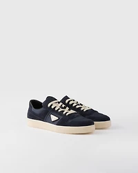 Downtown Re-Nylon and suede sneakers
