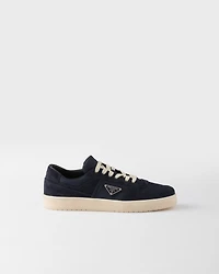 Downtown Re-Nylon and suede sneakers