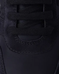 Prax 01 Re-Nylon and suede sneakers