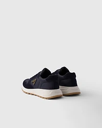 Prax 01 Re-Nylon and suede sneakers
