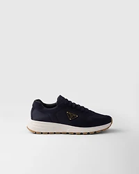 Prax 01 Re-Nylon and suede sneakers