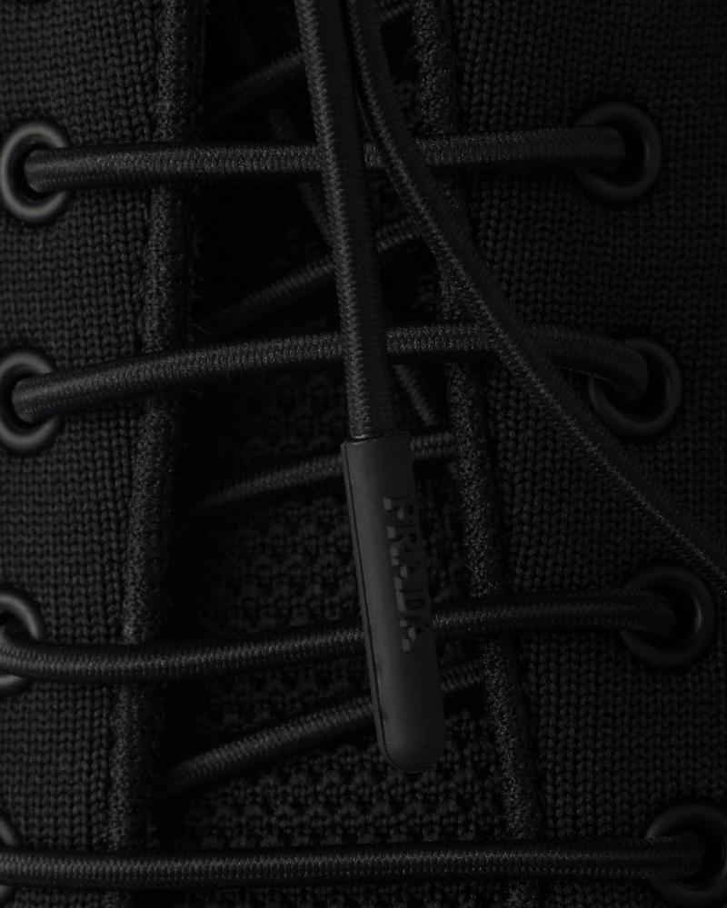 Stretch knit sneakers