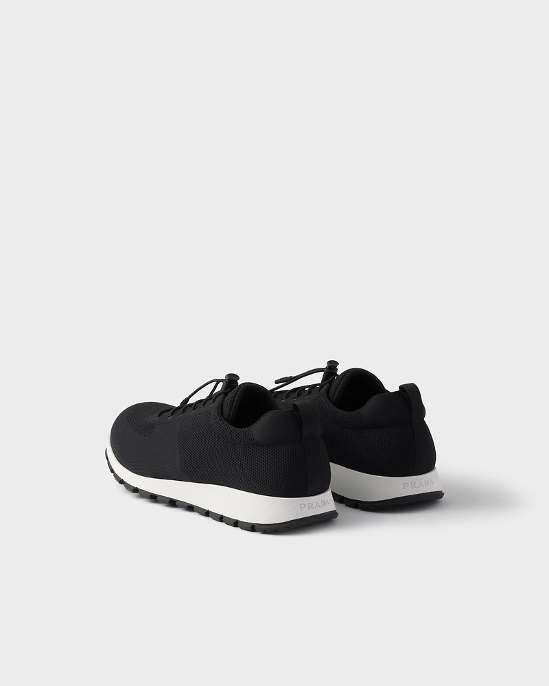 Stretch knit sneakers