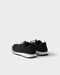 Stretch knit sneakers