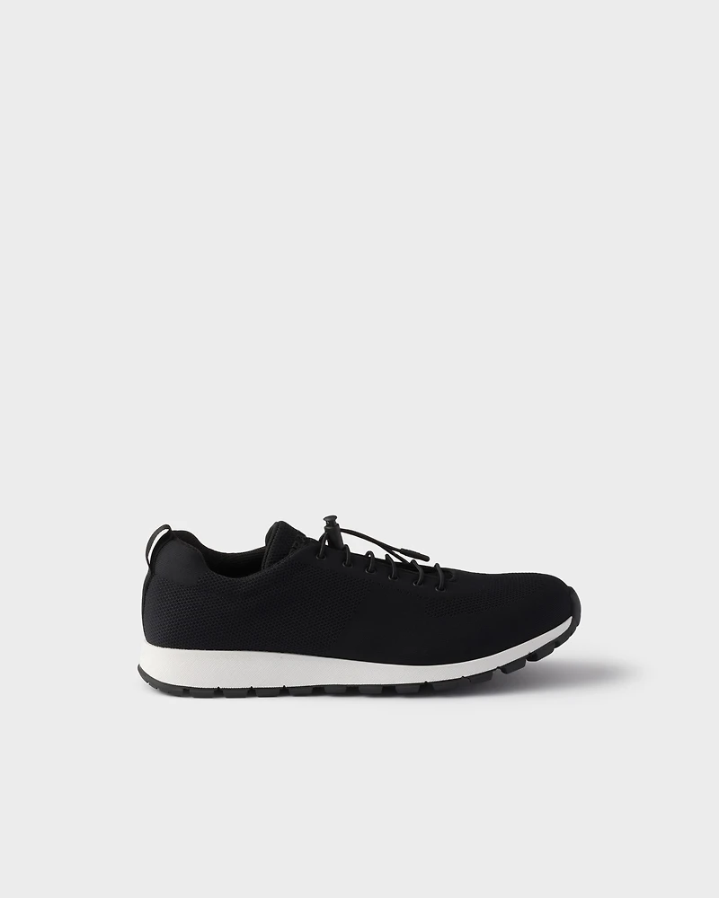 Stretch knit sneakers