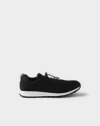 Stretch knit sneakers
