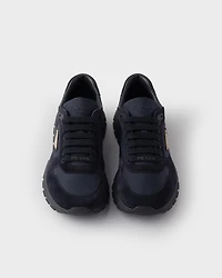 Prax 2.0 Re-Nylon and suede sneakers