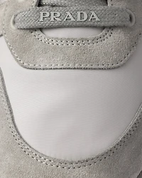 Prax 2.0 Re-Nylon and suede sneakers