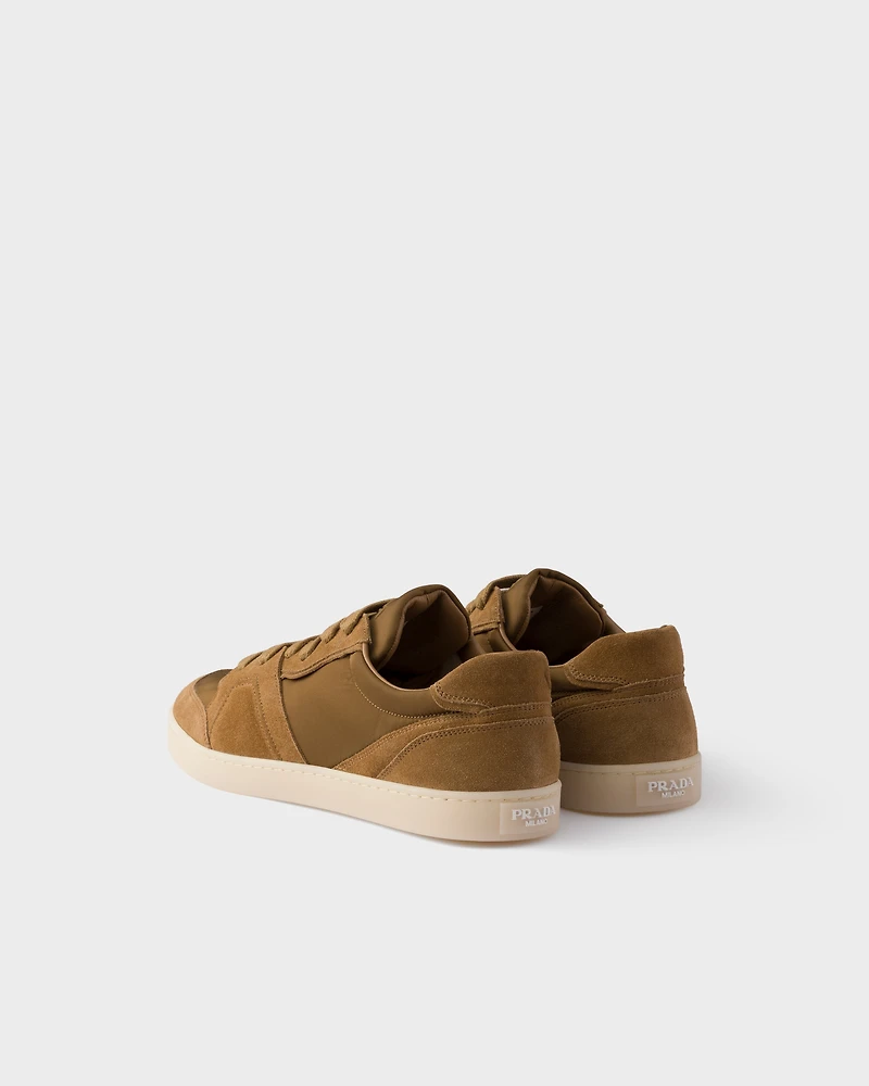Suede and Re-Nylon sneakers