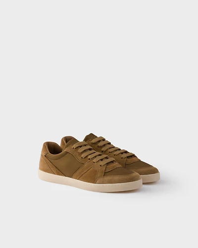 Suede and Re-Nylon sneakers