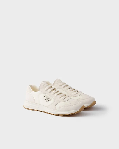 Prax suede and Re-Nylon sneakers