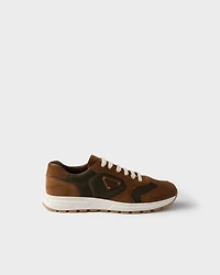 Suede and Re-Nylon sneakers