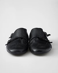 Shuffle double monk strap shoes