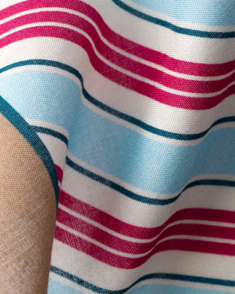 Printed cotton twill scarf