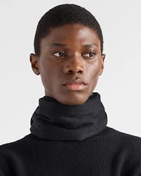Silk and cashmere scarf
