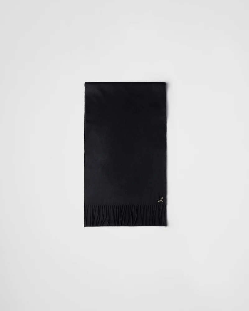 Silk and cashmere scarf