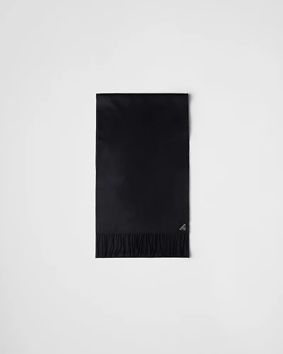 Silk and cashmere scarf
