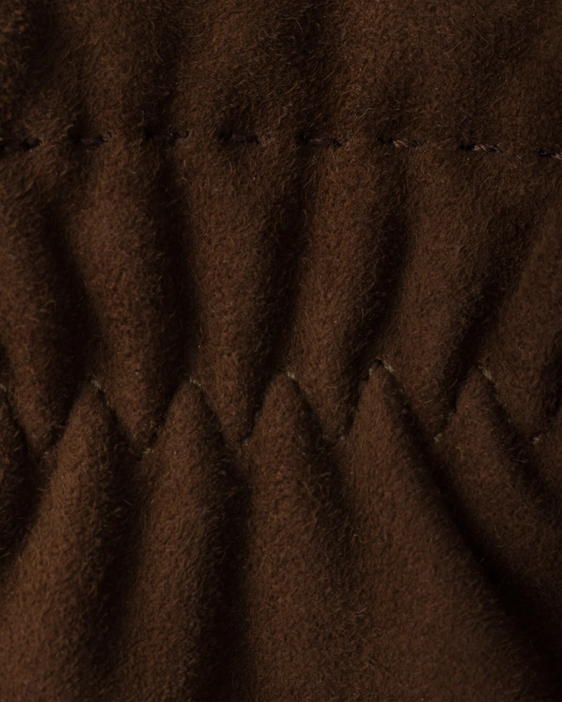 Suede gloves
