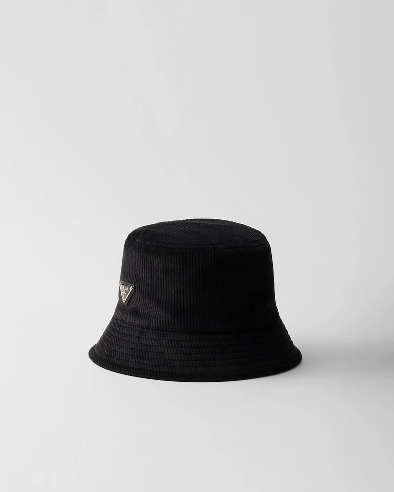 Corduroy bucket hat