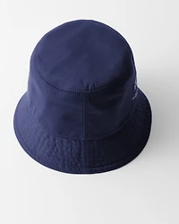 Reversible technical cotton bucket hat