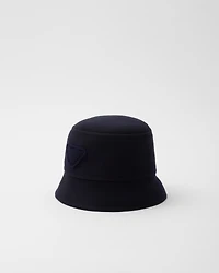 Velour cloth bucket hat