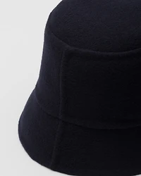 Velour cloth bucket hat