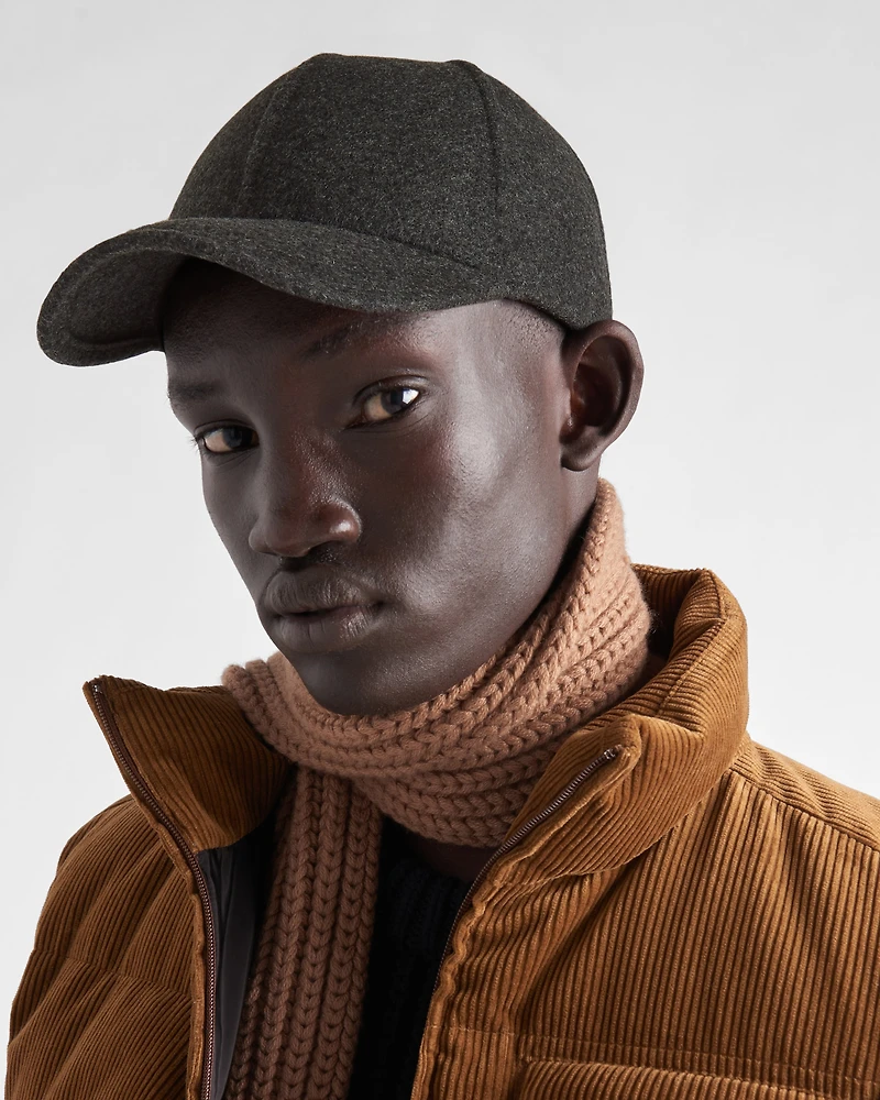 Felt baseball cap