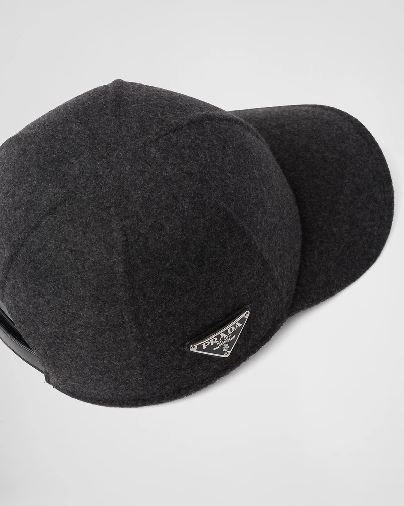 Felt baseball cap