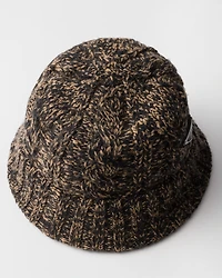 Mélange wool bucket hat