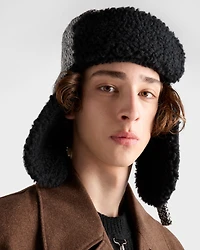 Tweed trapper hat