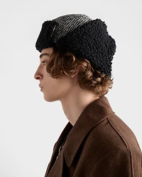Tweed trapper hat
