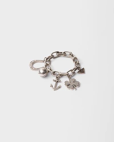 Metal charm bracelet